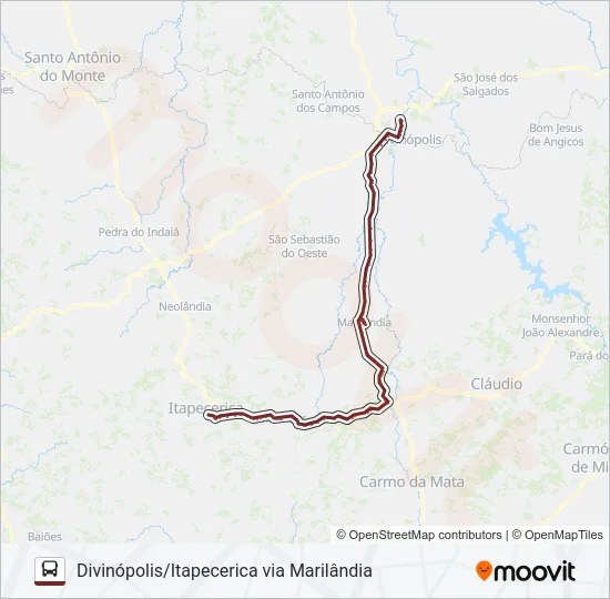 R.N. 3700 Bus Line Map