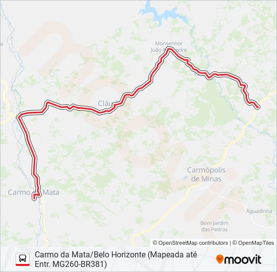 TRANSMOREIRA 1058.A bus Line Map