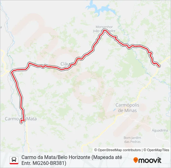 TRANSMOREIRA 1058.A Bus Line Map