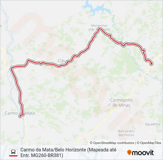 TRANSMOREIRA 1058.A Bus Line Map