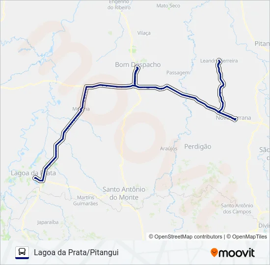 SÃO CRISTÓVÃO 3954 Bus Line Map