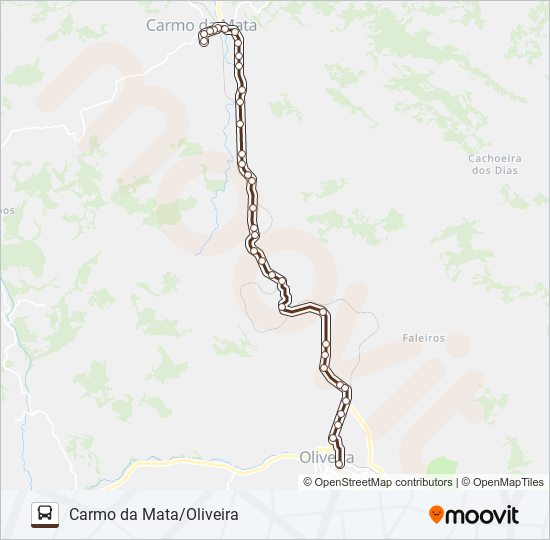 Mapa de SARITUR 3787.1 de autobús