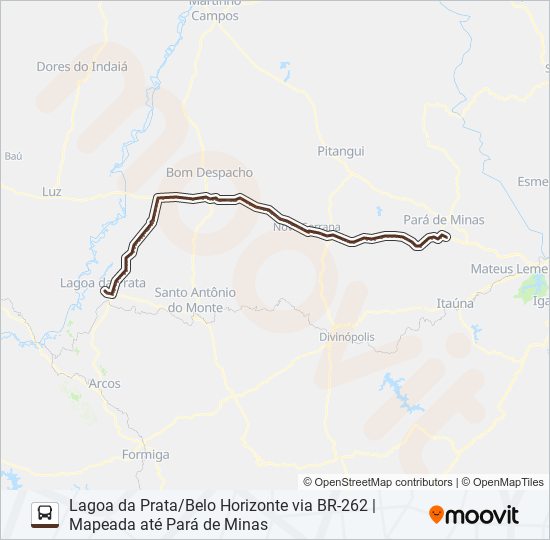 SARITUR 1053.3 bus Line Map