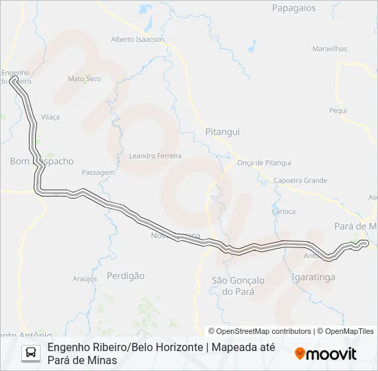 S.M. 1048 Bus Line Map