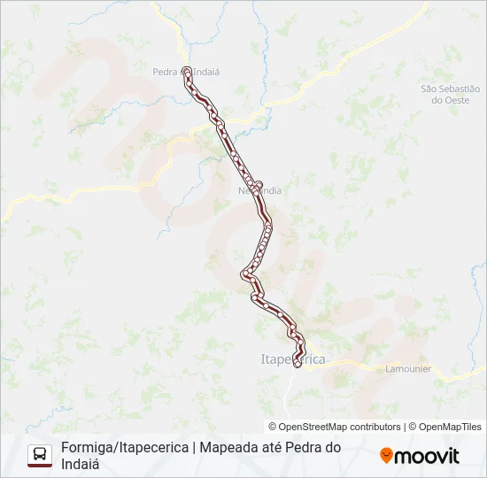 R.N. 3783.1 Bus Line Map
