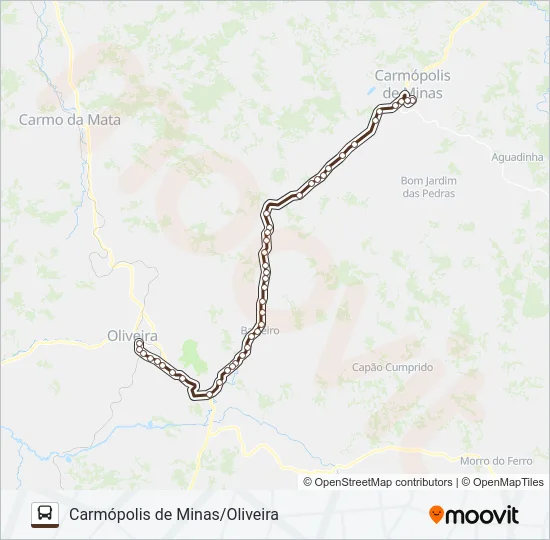 SARITUR 3601.3 Bus Line Map