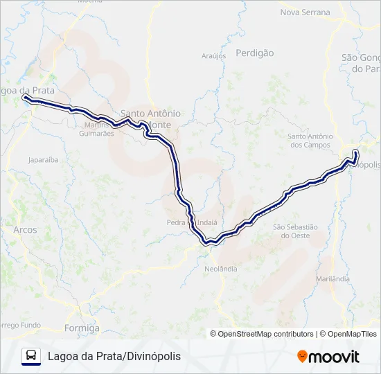 SÃO CRISTÓVÃO 3553 Bus Line Map