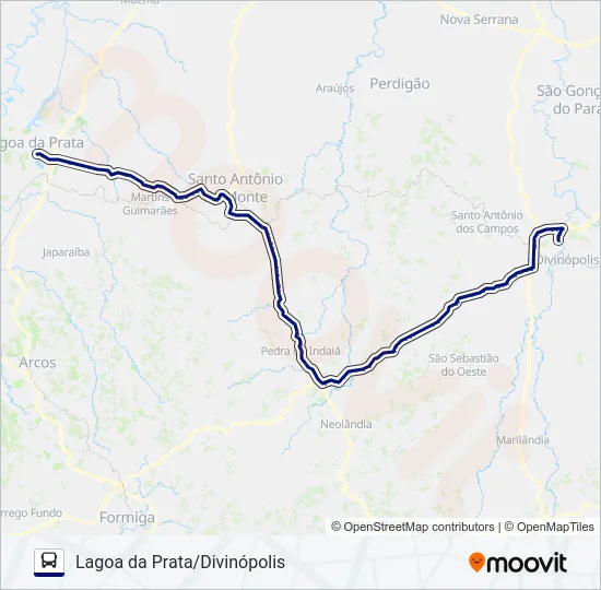 SÃO CRISTÓVÃO 3553 Bus Line Map