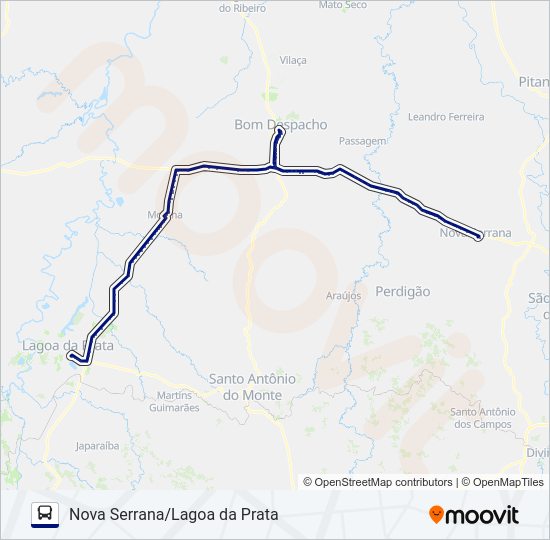Mapa da linha SÃO CRISTÓVÃO 3954.5 de ônibus