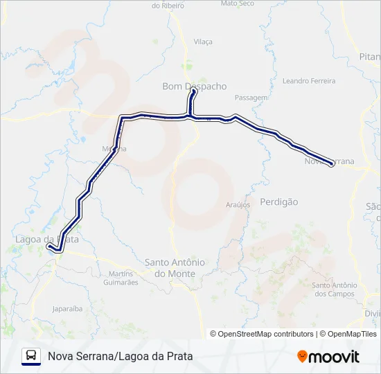 SÃO CRISTÓVÃO 3954.5 Bus Line Map