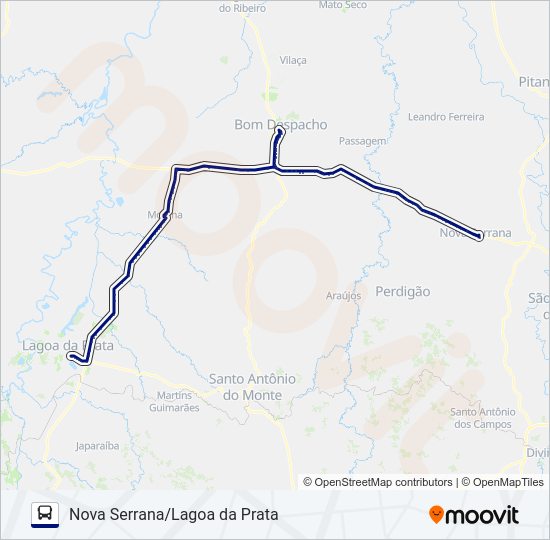 Mapa da linha SÃO CRISTÓVÃO 3954.5 de ônibus