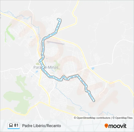 81 Bus Line Map