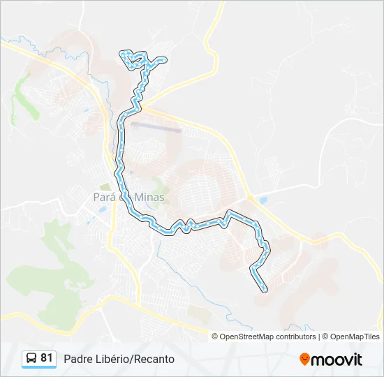 81 Bus Line Map
