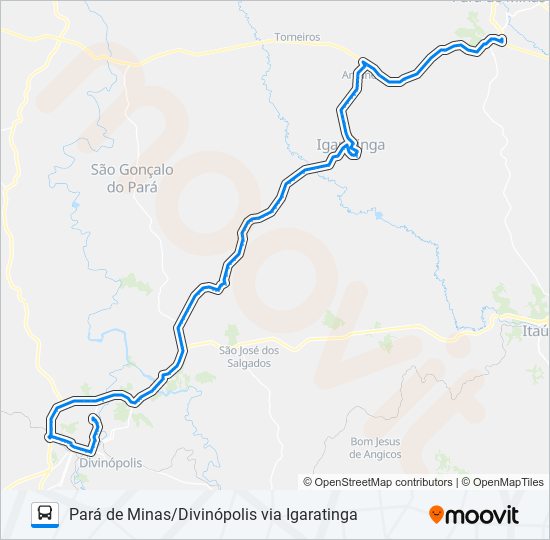 PARATUR 3507 bus Line Map