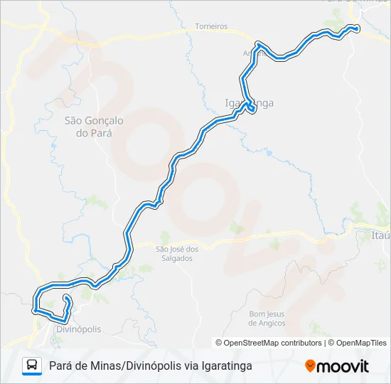 PARATUR 3507 Bus Line Map