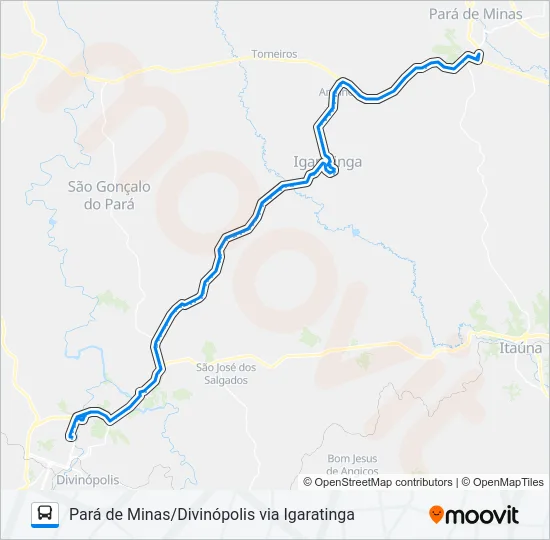 PARATUR 3507 Bus Line Map