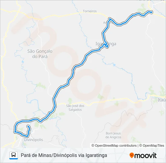 PARATUR 3507 Bus Line Map