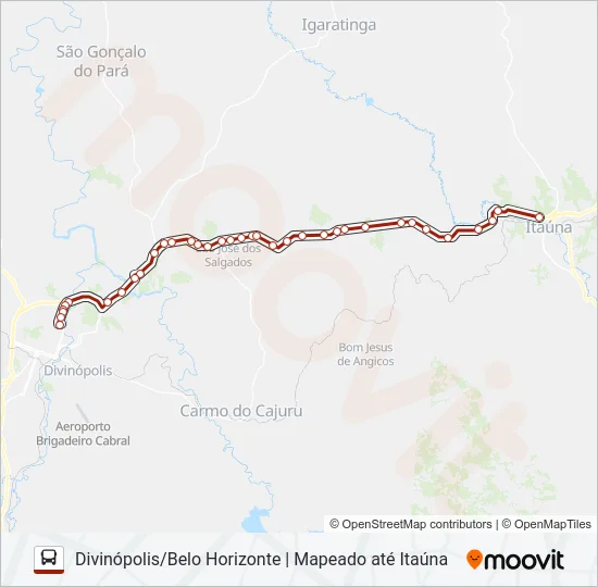 TEIXEIRA 1089 Bus Line Map