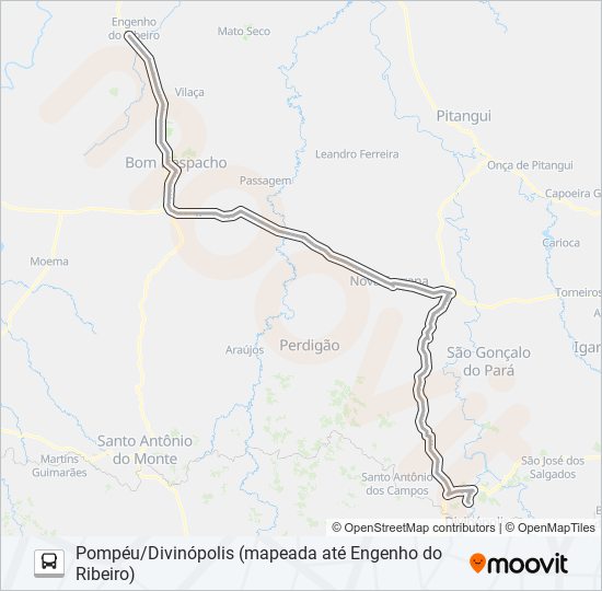 Mapa de S.M. 3931 de autobús