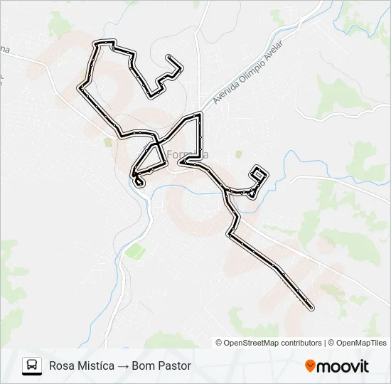 LINHA 04 Bus Line Map
