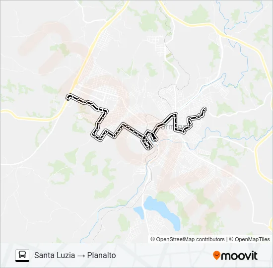 LINHA 05 Bus Line Map