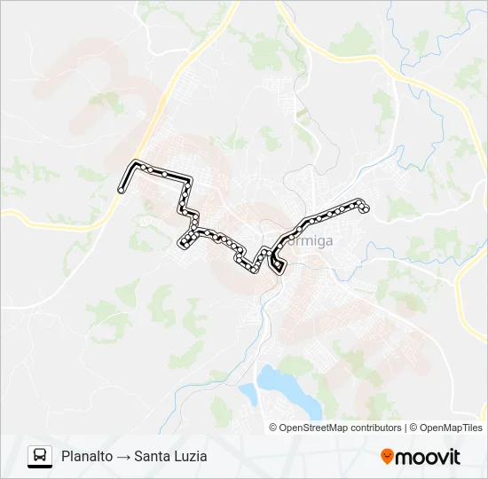 LINHA 05 Bus Line Map