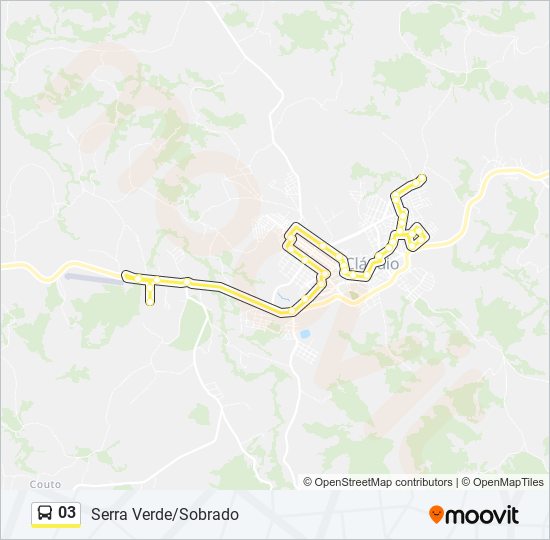 Mapa de 03 de autobús