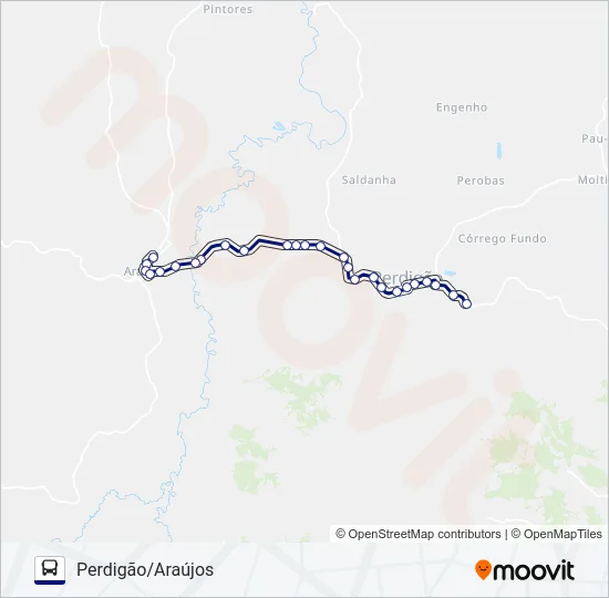 SÃO CRISTÓVÃO 3795.2 Bus Line Map