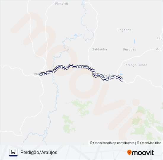 Mapa de SÃO CRISTÓVÃO 3795.2 de autobús