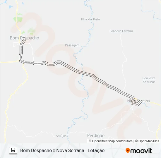 S.M. 1048.4 Bus Line Map