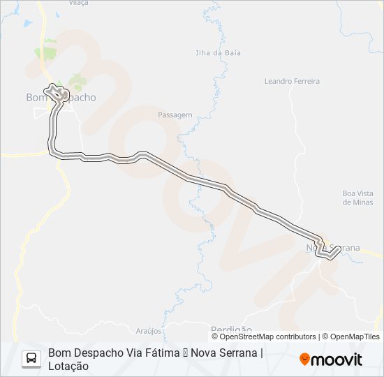 Mapa de S.M. 1048.4 de autobús