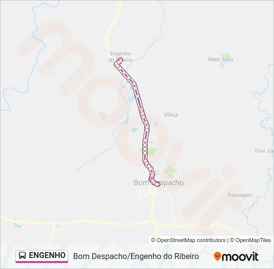 ENGENHO Bus Line Map