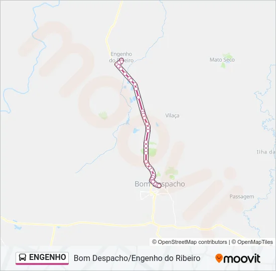 ENGENHO Bus Line Map