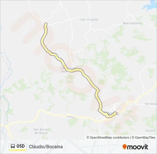 05D Bus Line Map