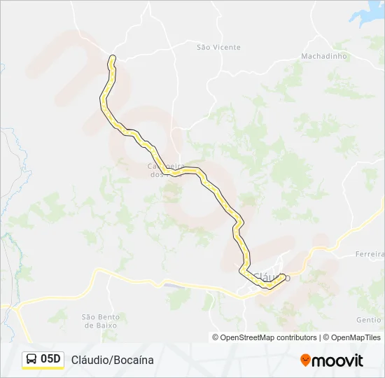 05D Bus Line Map