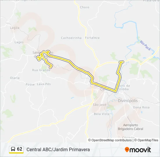 62 Bus Line Map