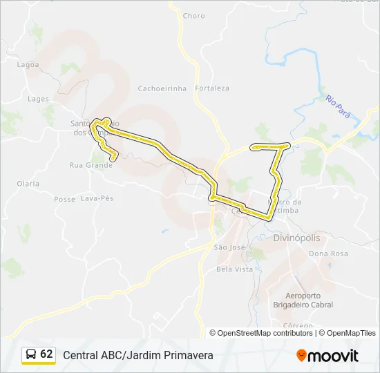 62 Bus Line Map