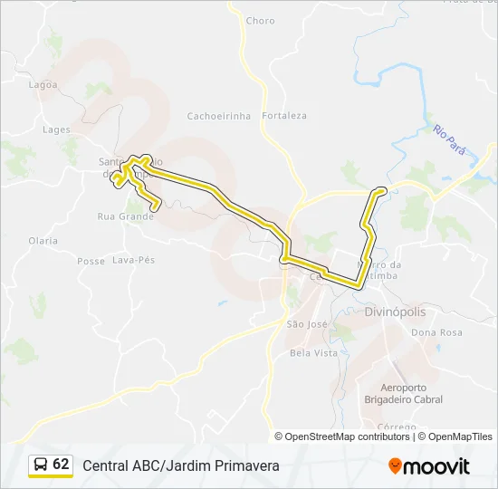 62 Bus Line Map