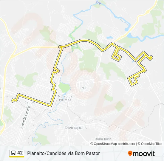 42 Bus Line Map