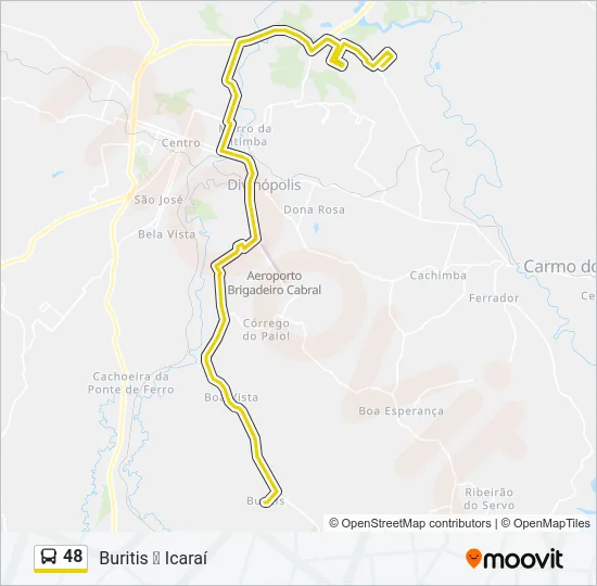 48 Bus Line Map