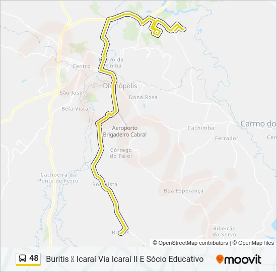 48 Bus Line Map