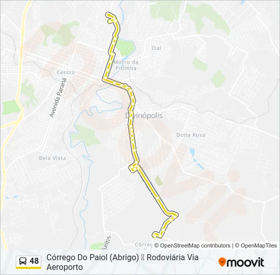 48 Bus Line Map