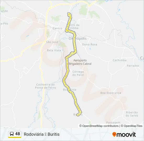 48 Bus Line Map
