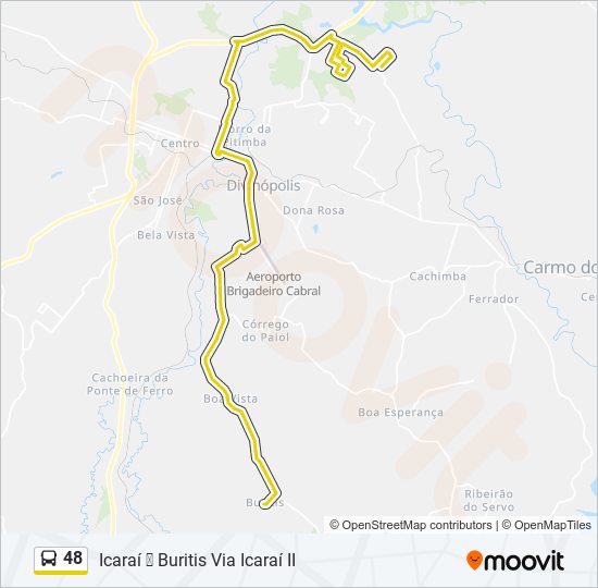 48 bus Line Map