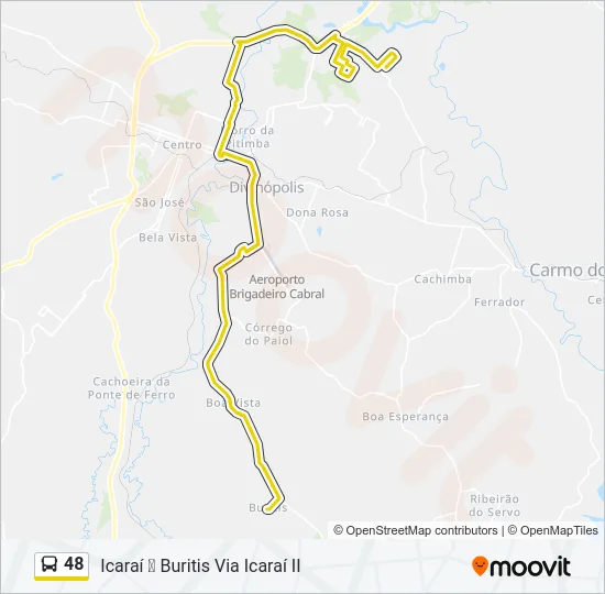 48 Bus Line Map