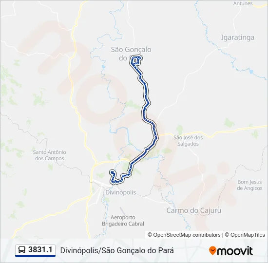 3831.1 Bus Line Map