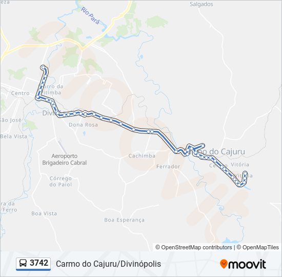 3742 bus Line Map