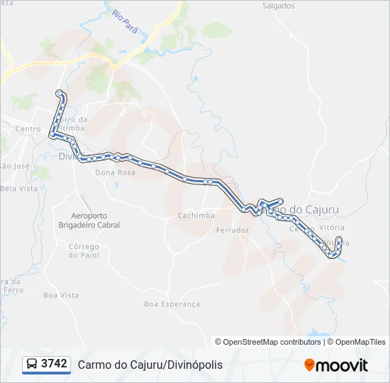 3742 Bus Line Map