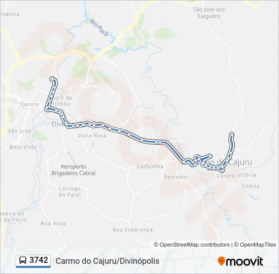 3742 Bus Line Map