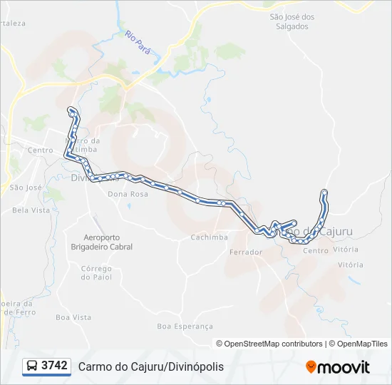 3742 Bus Line Map